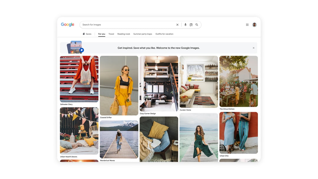 Google Images Gets a Pinterest-Style Redesign