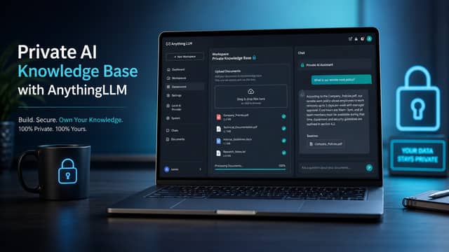 How to Build a Private Knowledge Base With AnythingLLM: Your Complete Step-by-Step Guide