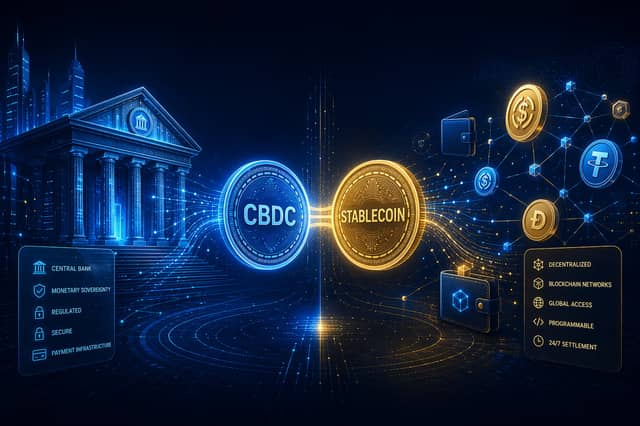 Central Bank Digital Currencies (CBDCs) vs. Stablecoins: The Future of Digital Money Explained