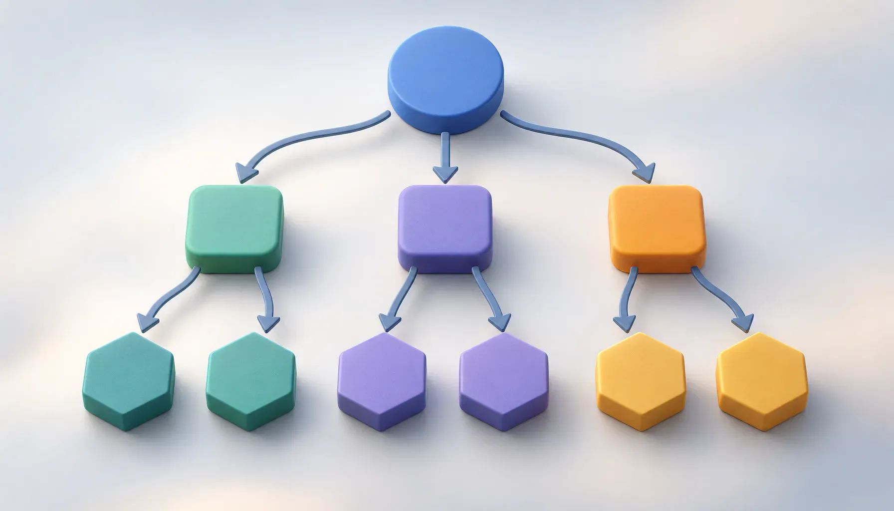 A foundational node branches into several associate routes, followed by professional and specialty destinations.