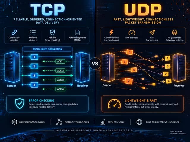 Difference Between TCP and UDP: Complete Technical Guide