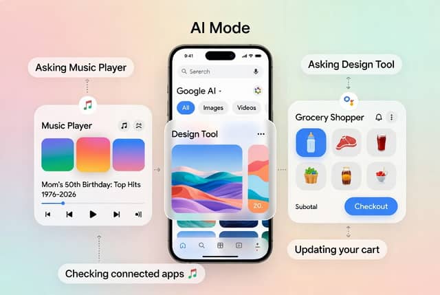 Google AI Mode Now Connects to Instacart, Canva, & More