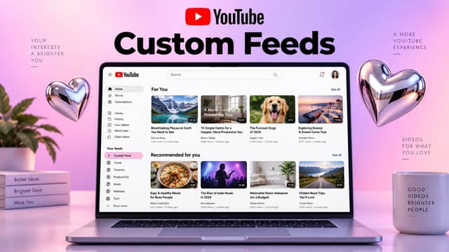 YouTube Custom Feeds and Home Page Redesign