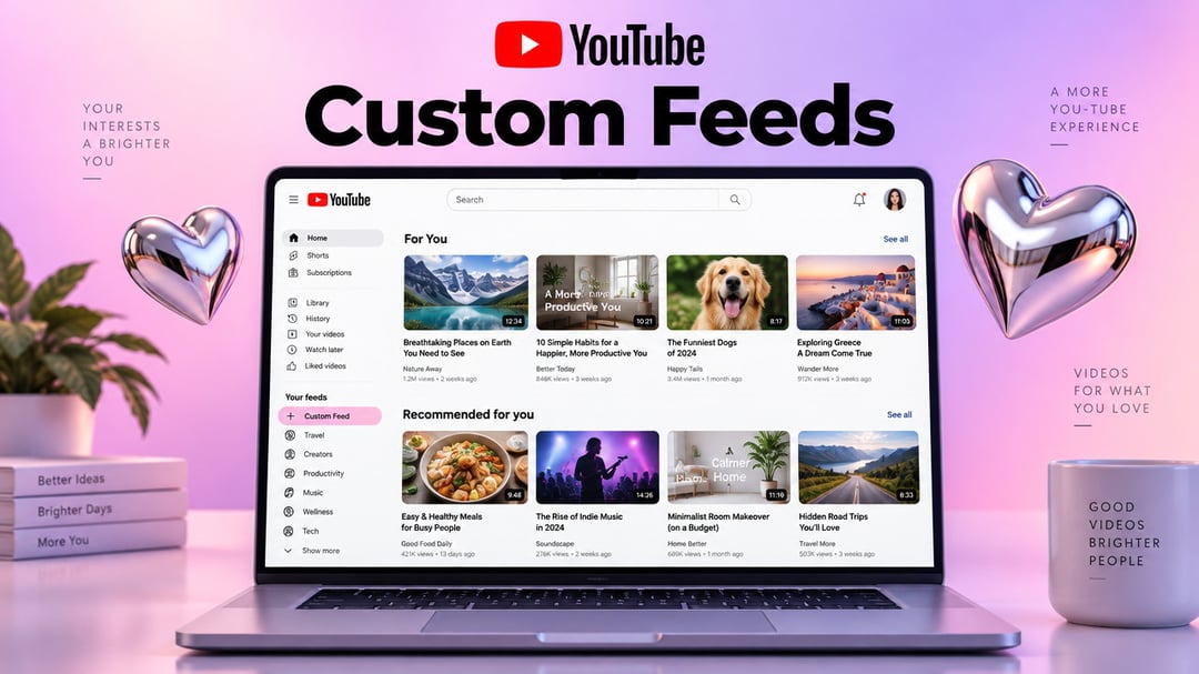 YouTube Custom Feeds and Home Page Redesign