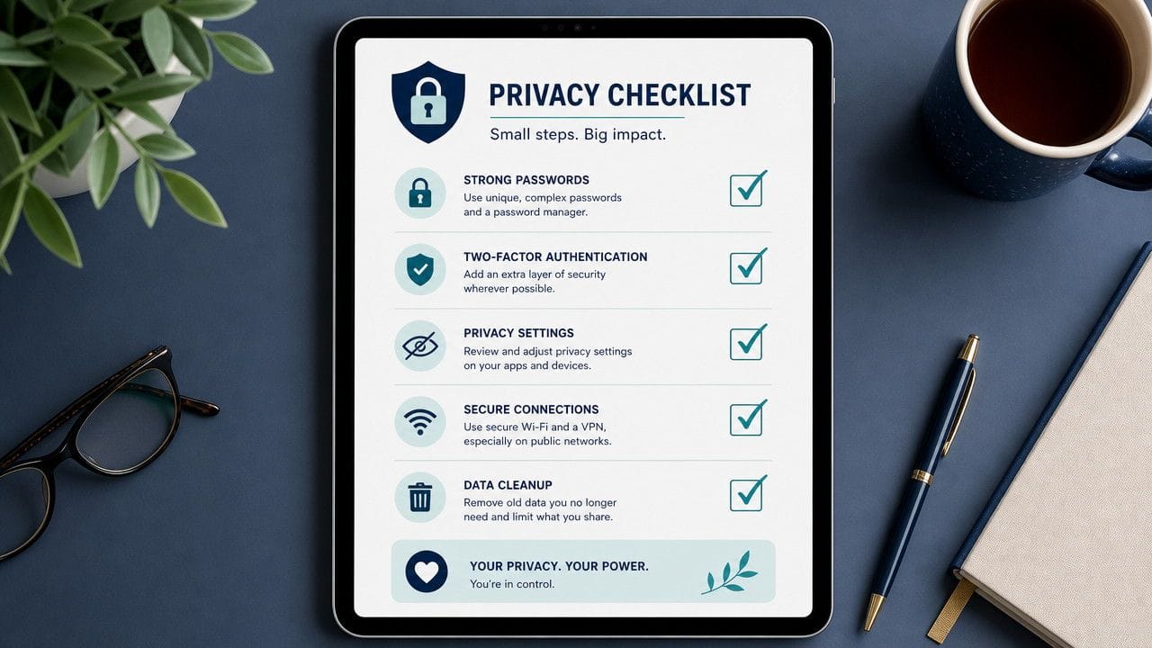 Digital Cybersecurity Privacy Checklist